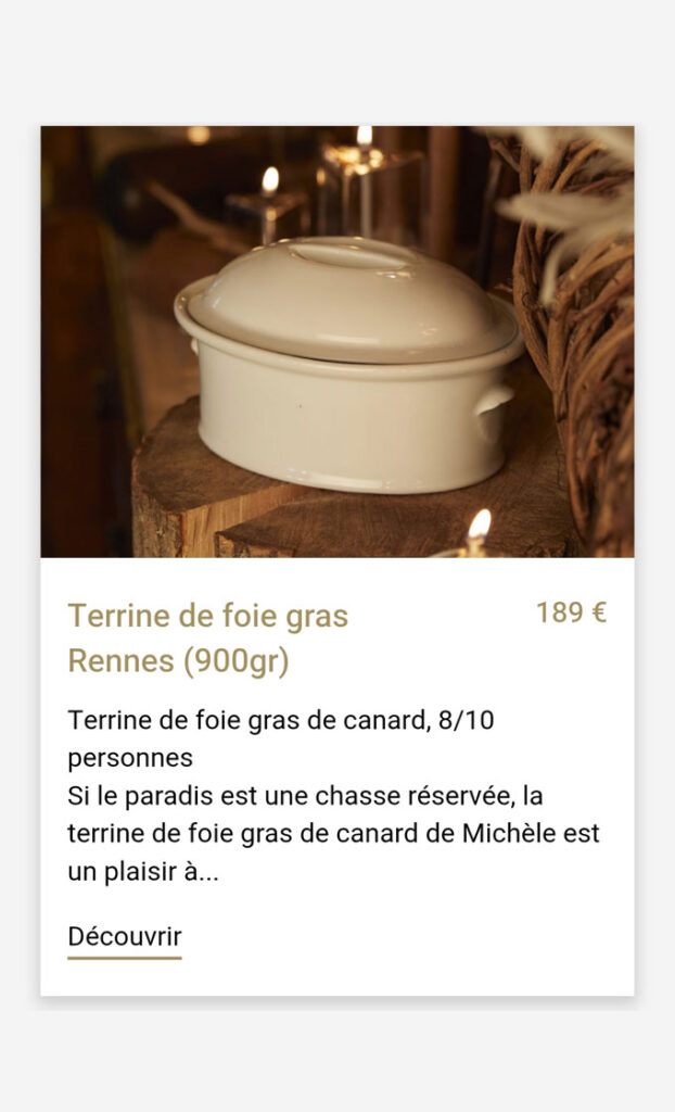Bon cadeau click and collect